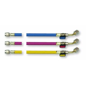SERIE 3 TUBI FLESSIBILI MM 1500 - 45° - CON VALVOLA FINALE 3TF-1500-5/16-45-BRY-VF - 5/16 X 5/16 - 45° SAE