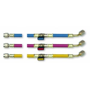 SERIE 3 TUBI FLESSIBILI MM 1500 - 45° - CON VALVOLA INT. 3TF-1500-5/16-45-BRY-VF - 5/16 X 5/16 - 45° SAE 3TF-1500-5/16-45-BRY-VF - 5/16 x 5/16 - 45° SAE